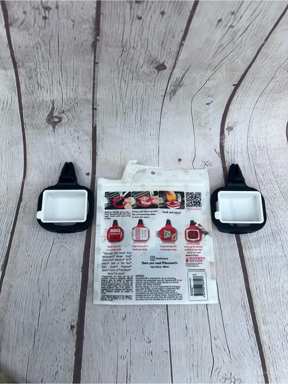 Saucemoto Dip Clip (An in-car sauce holder for ketchup/dipping sauces) 2 pack - Picture 13 of 14